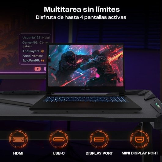 PcCom Revolt 5050 AMD Ryzen 7 260 15.6" /32GB/1TB