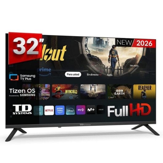 TV TD SYSTEMS LED M32FC22TIZEN 32" Full HD 60Hz Smart TV Tizen HDR Dolby Digital Plus