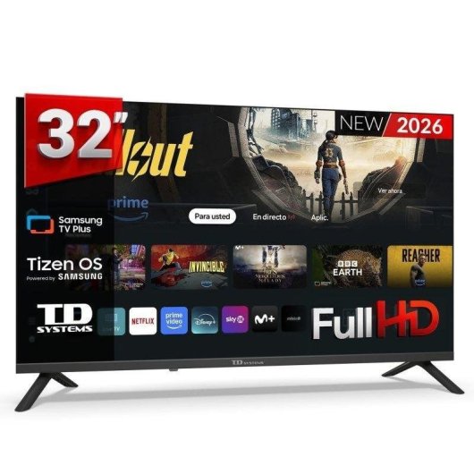 TV TD Systems LED M32FC22TIZEN 32" Full HD 60Hz Smart TV Tizen HDR Dolby Digital Plus