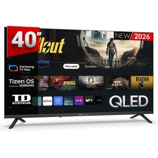 TV TD SYSTEMS QLED M40QC22TIZEN 40" Full HD 60Hz Smart TV Tizen HDR Dolby Audio