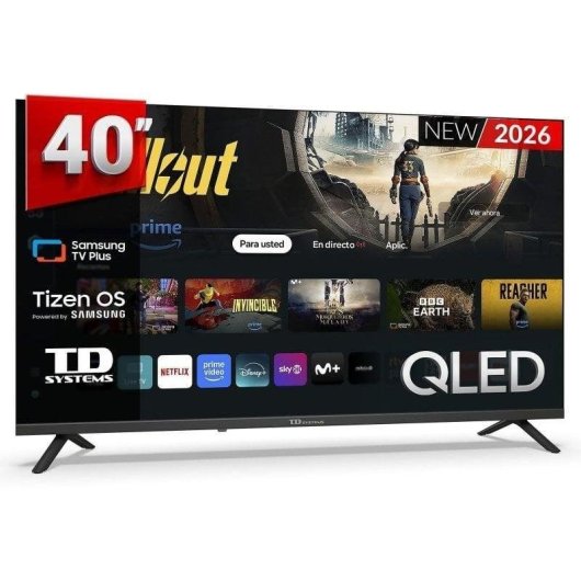 TV TD Systems QLED M40QC22TIZEN 40" Full HD 60Hz Smart TV Tizen HDR Dolby Audio