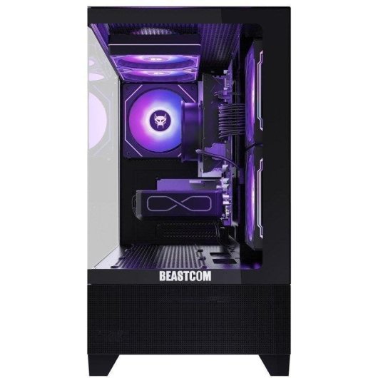 PC Sobremesa BEASTCOM Q5 Pro Gaming Intel Core i7-11700F 16GB 1TB SSD RTX 5060 Ti Windows 11 WiFi5 Monitor 27"