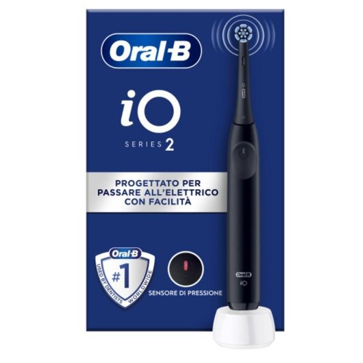 Oszillierende Zahnbuerste Oral-B iO2 Schwarz 3 Modi Drucksensor Timer