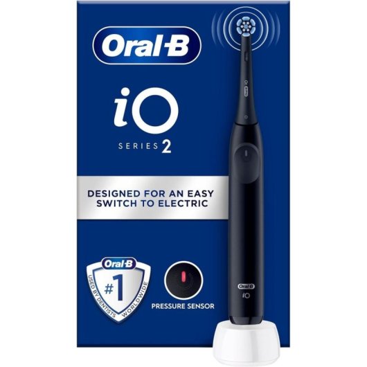 Oszillierende Zahnbuerste Oral-B iO2 Schwarz 3 Modi Drucksensor Timer