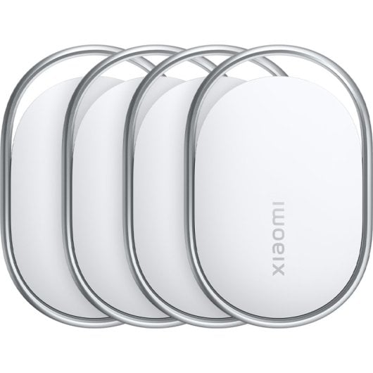 Pack x4 Localizador Xiaomi Tag Bluetooth 5.4 NFC IP67 Batería Larga Duración Blanco