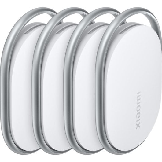 Pack x4 Localizador Xiaomi Tag Bluetooth 5.4 NFC IP67 Batería Larga Duración Blanco