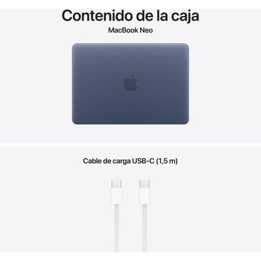 Portatile Apple MacBook Neo 13" Apple A18 Pro 8GB GPU 5 core 512GB SSD macOS schermo Liquid Retina