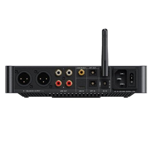 Ricevitore Bluetooth FiiO BR15 R2R 2,2 Vrms RCA/XLR Hi-Res LCD EQ 10 Bande