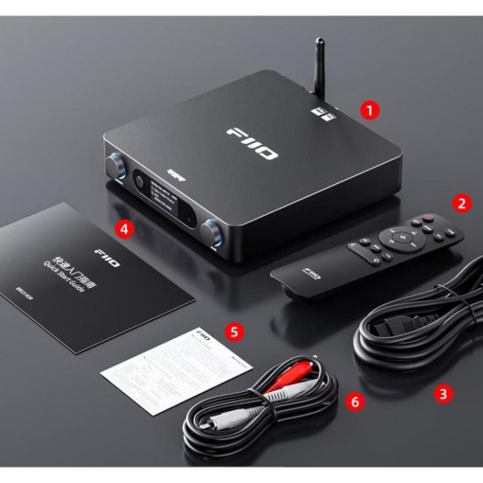 Ricevitore Bluetooth FiiO BR15 R2R 2,2 Vrms RCA/XLR Hi-Res LCD EQ 10 Bande