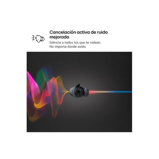 Auriculares LG Xboom Buds Lite inalámbricos Bluetooth con micrófono y controles táctiles blancos