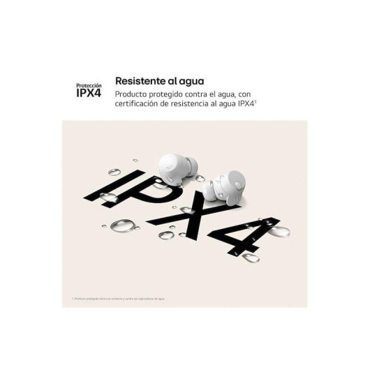 Auriculares LG Xboom Buds Lite inalámbricos Bluetooth con micrófono y controles táctiles blancos