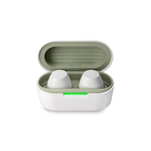 Auriculares LG Xboom Buds Lite inalámbricos Bluetooth con micrófono y controles táctiles blancos