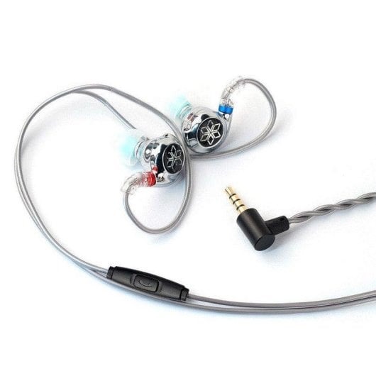 Auriculares FiiO FD11 MIC com fio Jack 3.5mm para chamadas e música, pretos