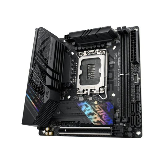 Schede Madri ASUS ROG Strix B760-I Gaming B760 LGA1700 DDR5 Mini ITX WiFi 6E RGB