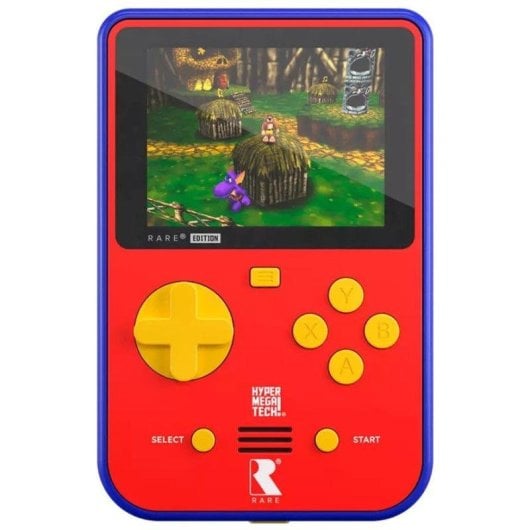 Evercade HyperMegaTech Rare Super Pocket Retro ARM 14 Jogos Edição Especial Roxo