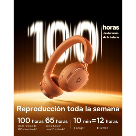 Auriculares Baseus Inspire XH1 kabellos Bluetooth mit Geräuschunterdrückung, Hi-Res, Orange