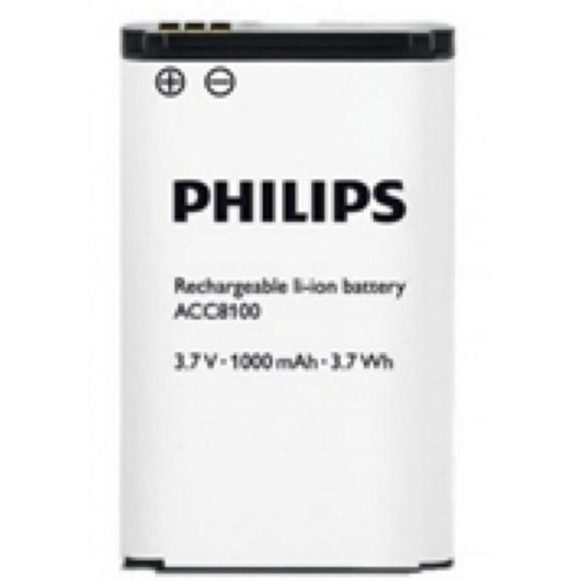 Batteria ricaricabile Philips ACC8100 1000 mAh 3,7 V bianca per DPM8900