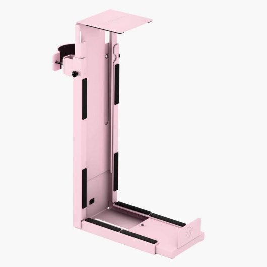 Arozzi AZ-PCMOUNT-PNK PC-Halterung Untertisch Stahl Rosa Höhenverstellbar Max 30 kg