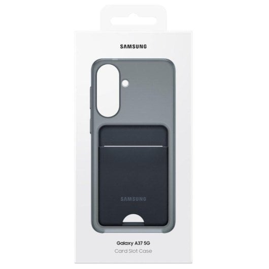 Funda para móvil Samsung EF-OA376TBEGWW cartera negra con bolsillo para Galaxy A37 5G