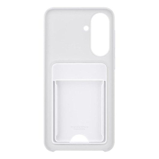 Funda para móvil Samsung EF-OA376TJEGWW carteira cinza claro com bolso para Galaxy A37 5G