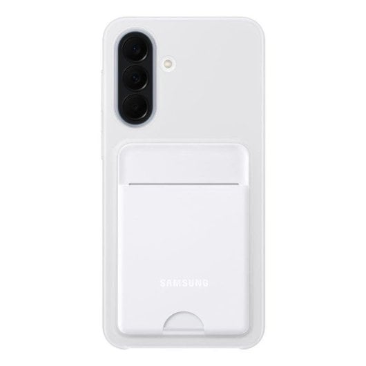 Funda para móvil Samsung EF-OA376TJEGWW carteira cinza claro com bolso para Galaxy A37 5G