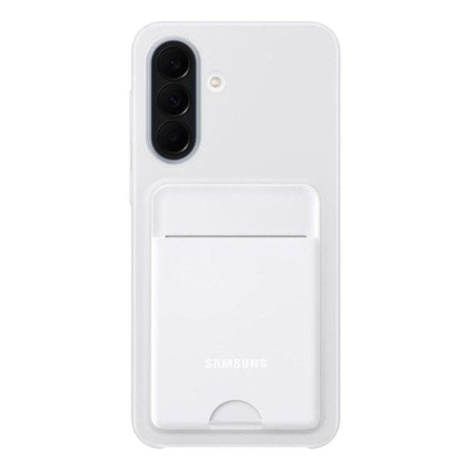 Funda para móvil Samsung EF-OA376TJEGWW carteira cinza claro com bolso para Galaxy A37 5G
