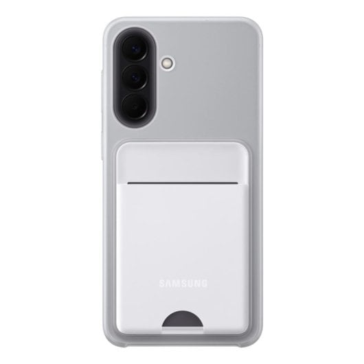 Funda para móvil Samsung EF-OA576TJEGWW cartera gris claro con bolsillo para Galaxy A57 5G
