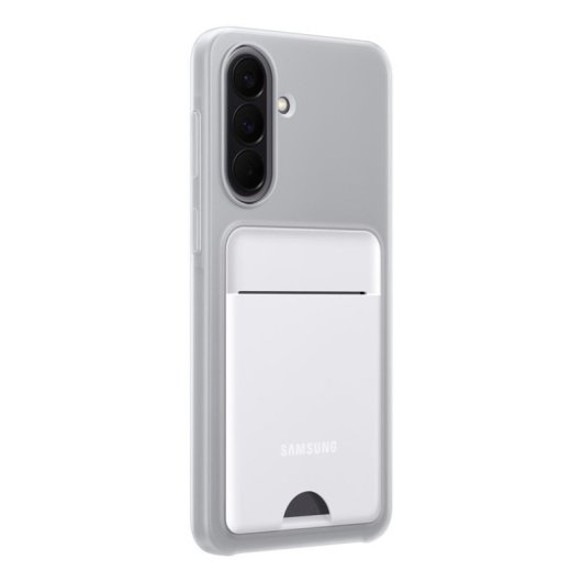 Funda para móvil Samsung EF-OA576TJEGWW cartera gris claro con bolsillo para Galaxy A57 5G