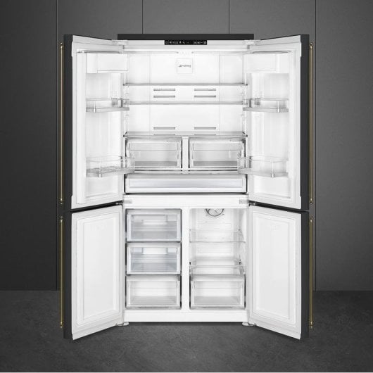 Frigorífico Americano SMEG FQ60CAO6 No Frost 187cm 572L E Antracita