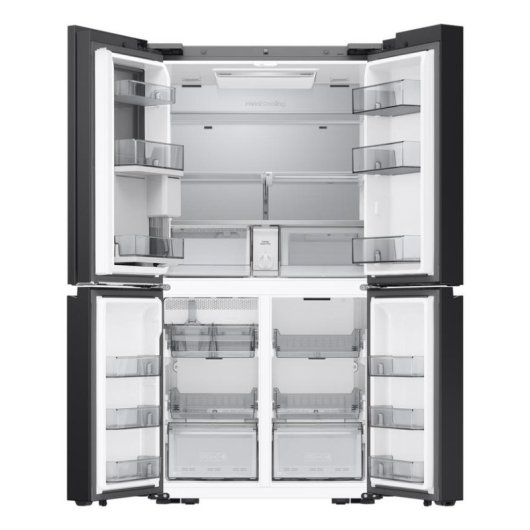 Frigorífico Americano Samsung RM90F67CECEF Total No Frost 185cm 654L E Preto WiFi IA