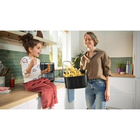 Fritadeira de Ar Bosch Serie 6 MAF671B1 7,2L 1800W com Temporizador e Função Horneado