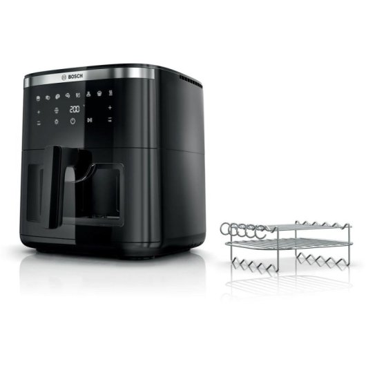 Freidora de aire Bosch Serie 6 MAF671B1 7,2 L 1800 W con ventana