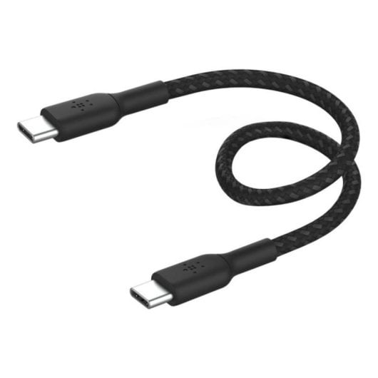 USB-C Kabel Belkin BoostCharge CAB004BT0MBK 15 cm 60 W Geflochten Schwarz