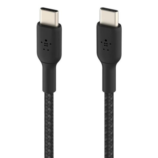 USB-C Kabel Belkin BoostCharge CAB004BT0MBK 15 cm 60 W Geflochten Schwarz