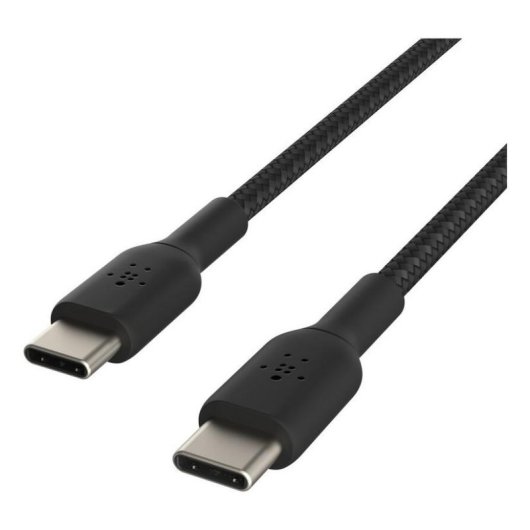 USB-C Kabel Belkin BoostCharge CAB004BT0MBK 15 cm 60 W Geflochten Schwarz