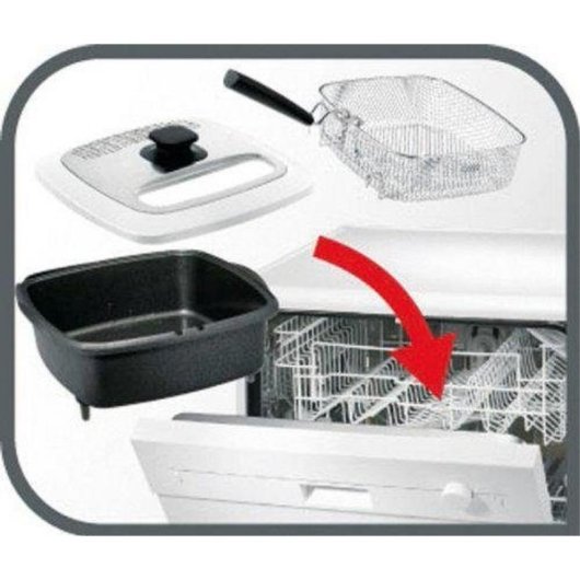 Oliefriteuse Tefal FR4950 2 L 1600 W Kijkvenster met Digitale Timer