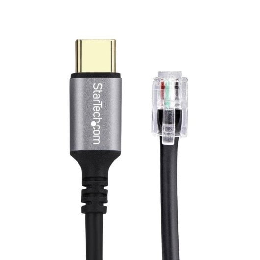 Adaptador USB-C StarTech UR9-HEADSET-ADAPTER RJ9 1,8 m Preto Plug and Play