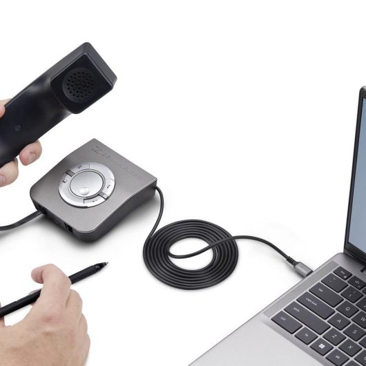 Adaptador USB-C StarTech UR9-HEADSET-ADAPTER RJ9 1,8 m Preto Plug and Play