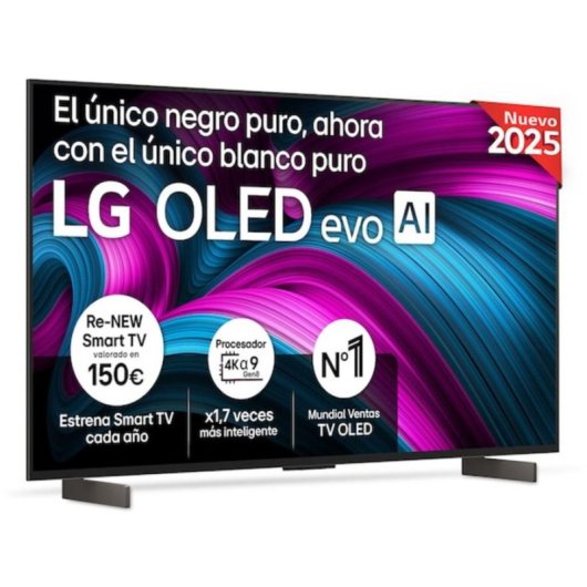TV LG OLED evo AI OLED42C5ELB 42" 4K UltraHD 120Hz Smart TV WebOS HDR10 Dolby Vision Atmos