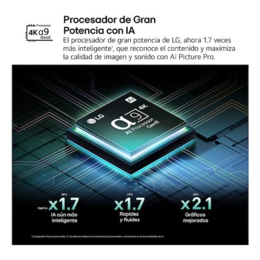 TV LG OLED evo AI OLED42C5ELB 42" 4K UltraHD 120Hz Smart TV WebOS HDR10 Dolby Vision Atmos