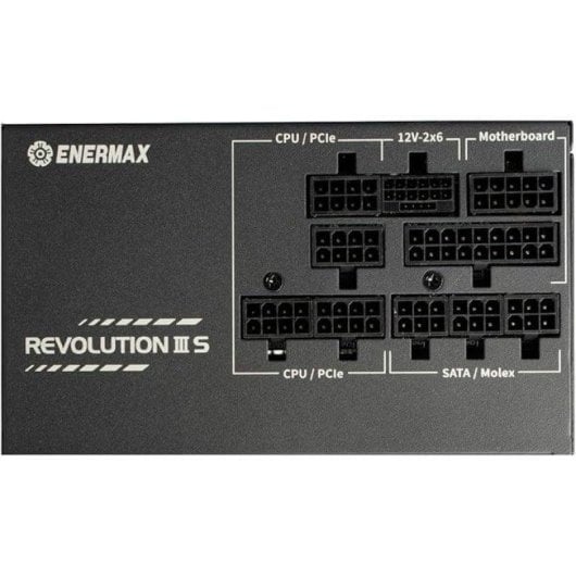 Fuente de Alimentación Enermax Revolution III S 1000W 80 PLUS Platinum modular