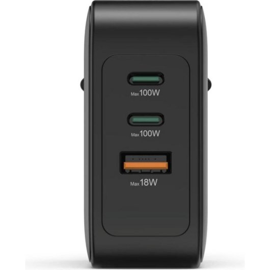 Carregador Hama 00201962 GaN 100W USB-C USB-A Carga Rápida Universal