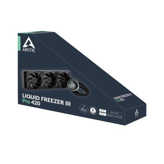 Wasserkühlung Arctic Liquid Freezer III Pro 420mm 3 Lüfter VRM PWM Schwarz
