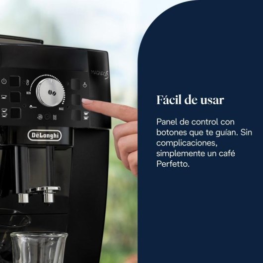 Cafetera Superautomática De'Longhi Magnifica S ECAM11.112.B 1,8L con espumador de leche
