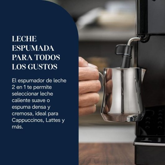 Cafetera Superautomática De'Longhi Magnifica S ECAM11.112.B 1,8L con espumador de leche