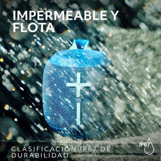 Altavoz portátil Ultimate Ears Wonderboom 4 Bluetooth sonido 360º, resistencia agua y polvo, negro