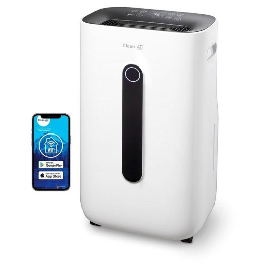 Deumidificatore CLEAN AIR OPTIMA CA-708 Smart 25L HEPA Ionizzatore WiFi 90m²