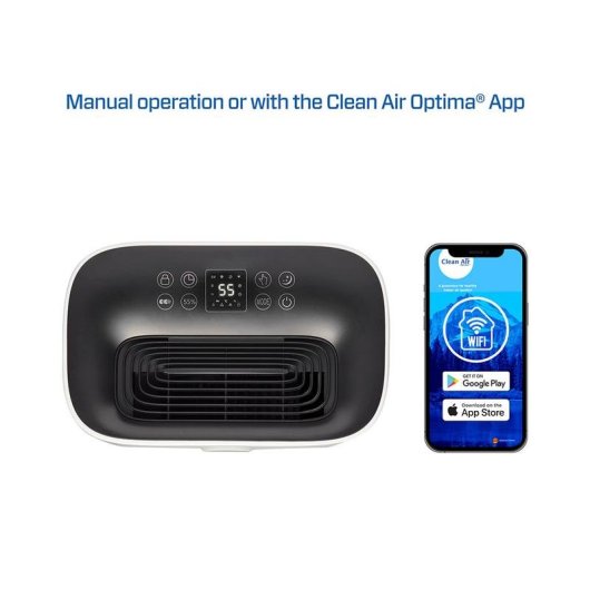 Deumidificatore CLEAN AIR OPTIMA CA-708 Smart 25L HEPA Ionizzatore WiFi 90m²