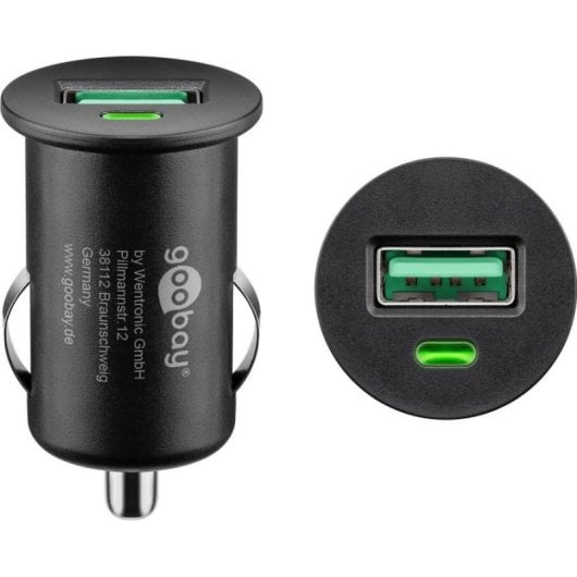 Cargador de coche Goobay 45162 USB Quick Charge 3.0 18W negro