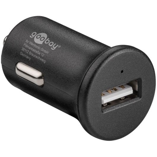 Cargador de coche Goobay 45162 USB Quick Charge 3.0 18W negro